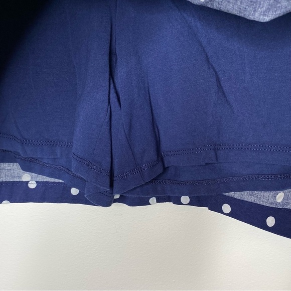 St. John's Bay Navy Blue Polka Dot Skort - Picture 8 of 11